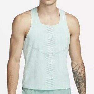 Nike Dri-FIT ADV AeroSwift Men’s Size S Jade Ice Running Racing Singlet